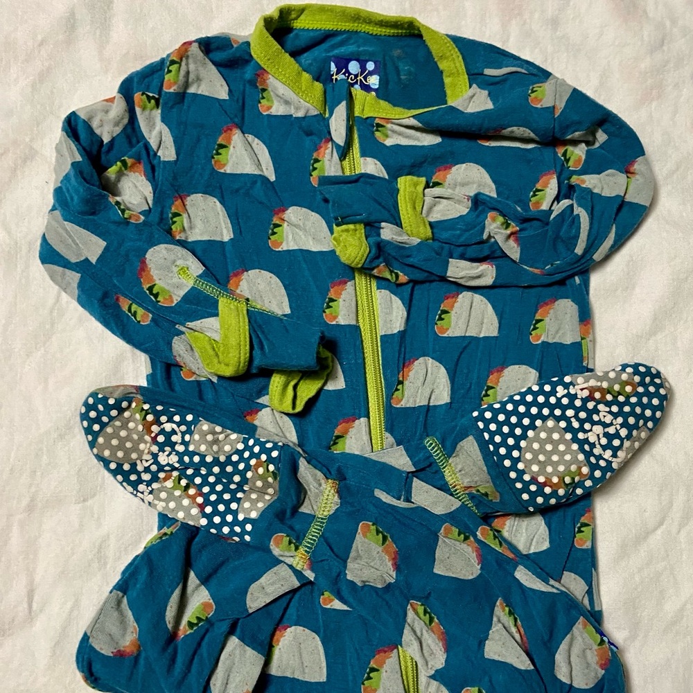 Kickee Pants infant footie pajamas